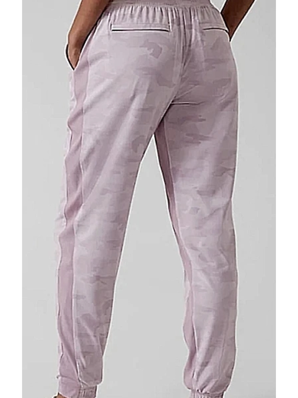 Athleta Brooklyn Lined Camo Joggers Pastel Lavender Womens 12T Camo Print - Picture 3 of 12